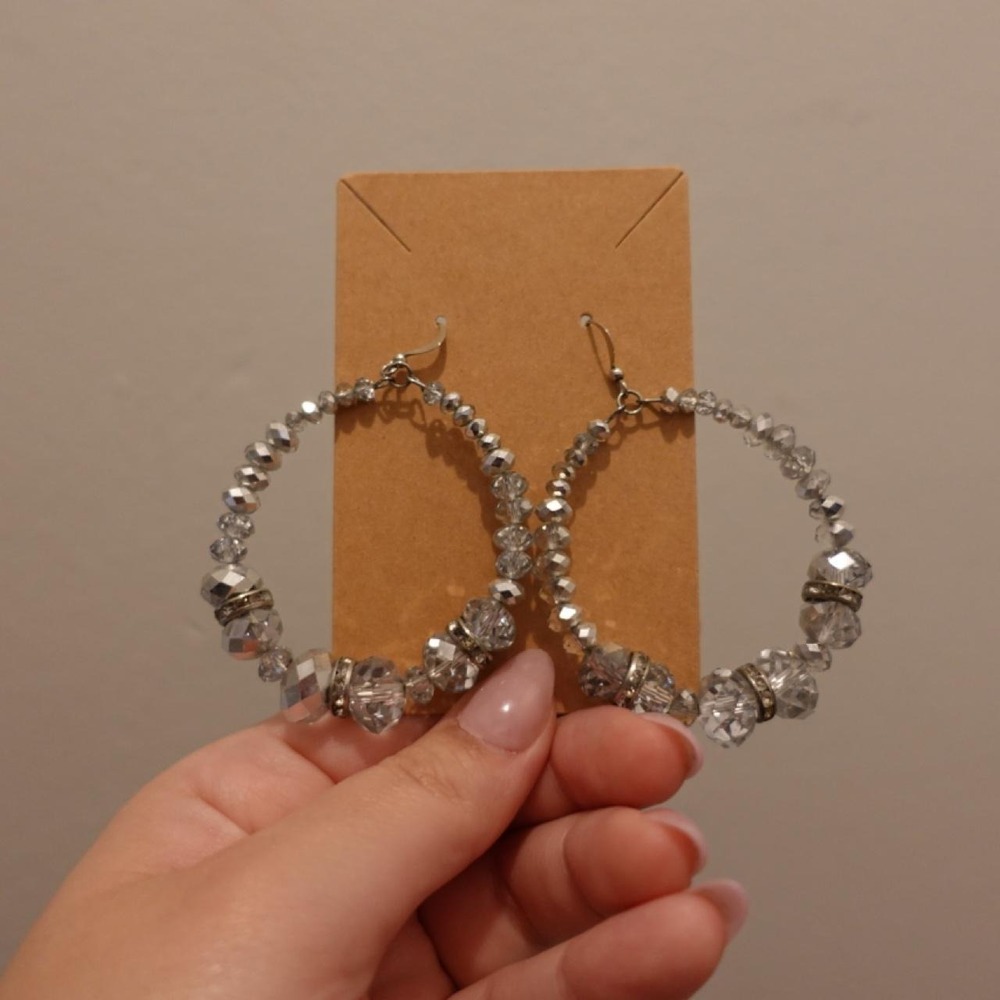 Silver Hoop Earrings